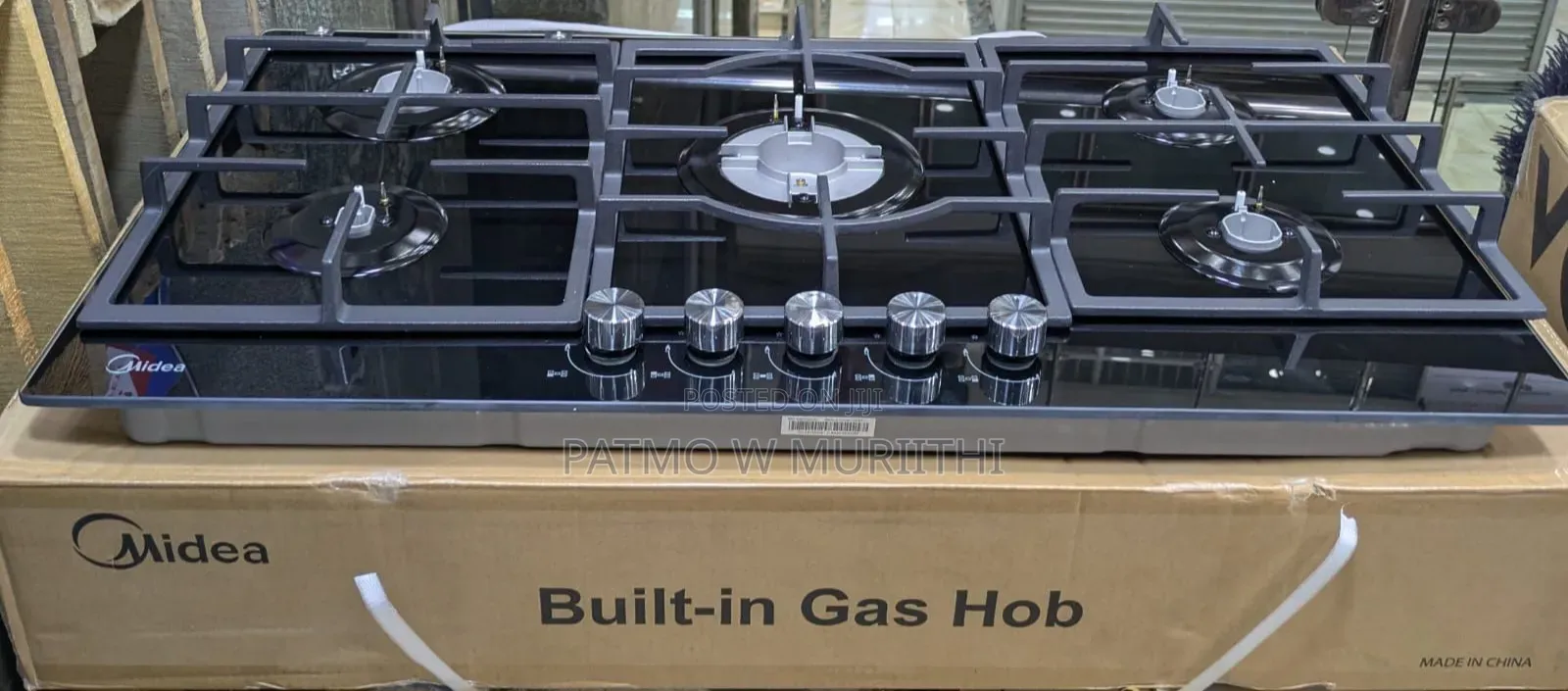 Midea 90cm Ss Gas Hob Mg90gq095al1b-Bs