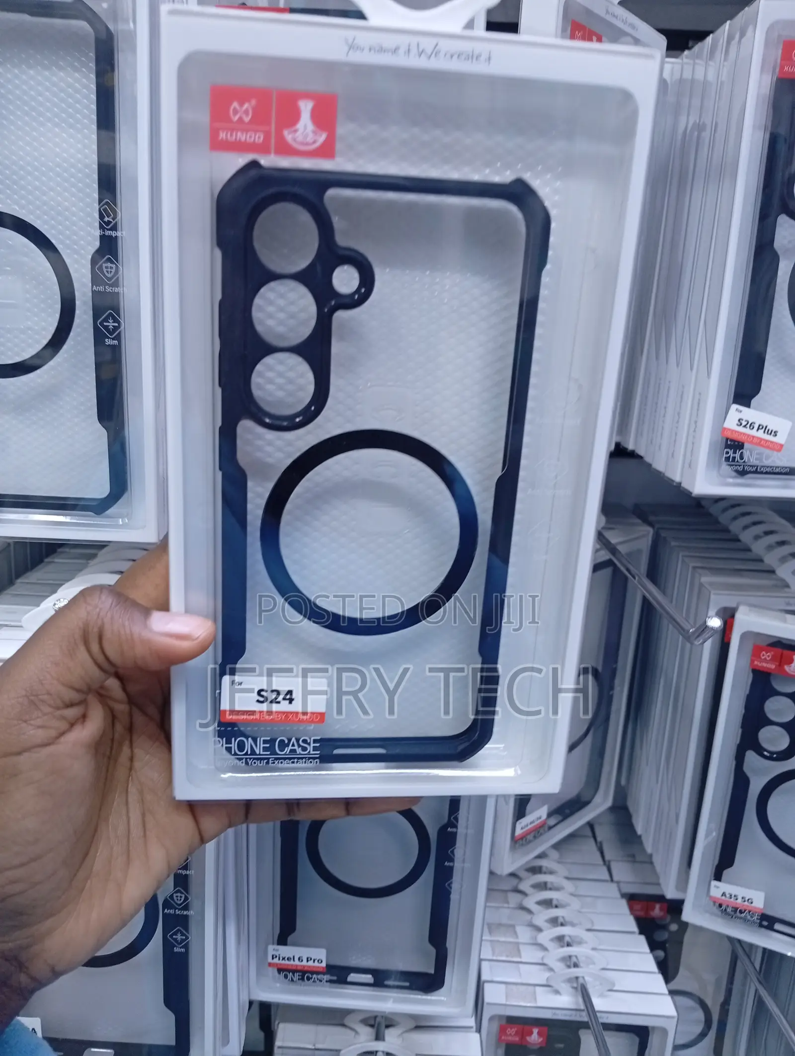 Sg S24 Crystal-Clear, Anti-Yellowing Acrylic Backplate Cover
