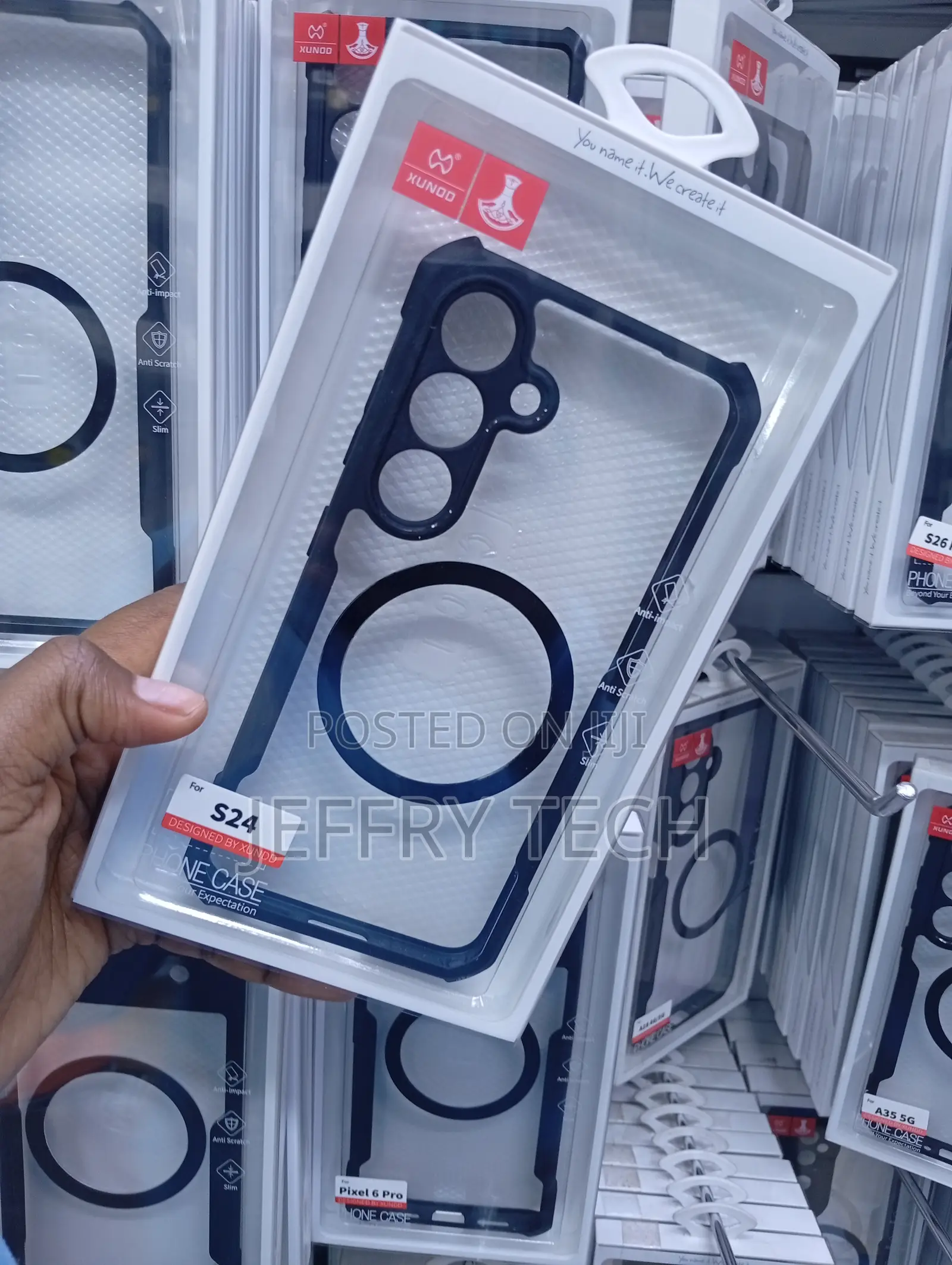Sg S24 Crystal-Clear, Anti-Yellowing Acrylic Backplate Cover