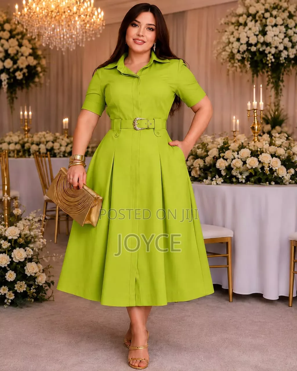 Linen Skater Dress