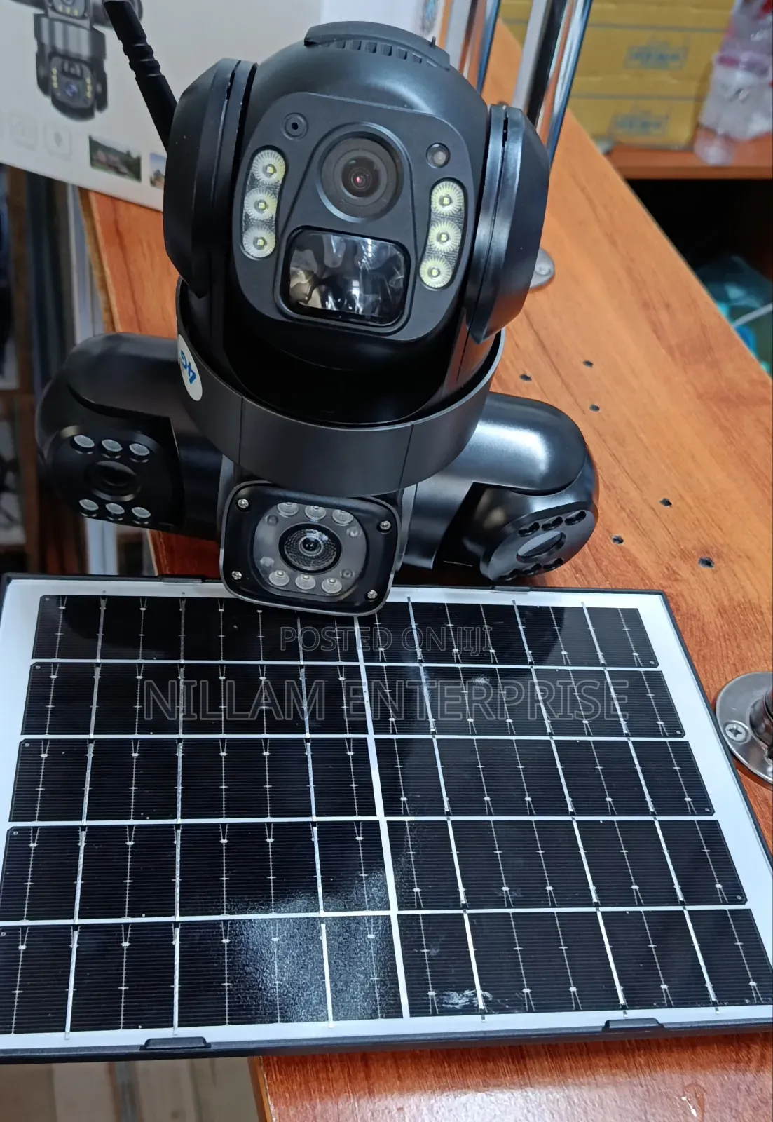 Triple Lens 4g Solar CCTV Camera|