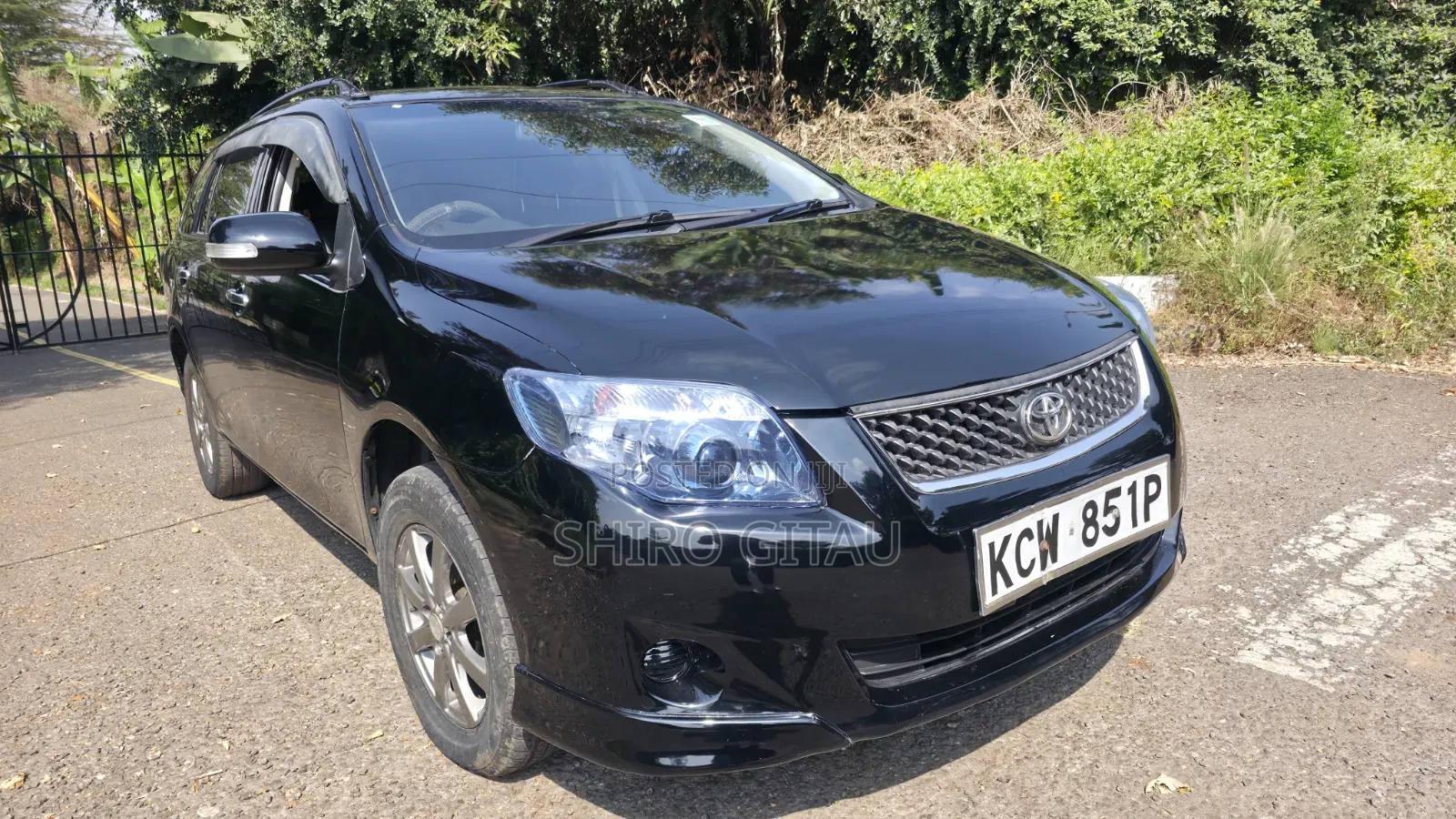 Toyota Corolla Fielder 2012 Black