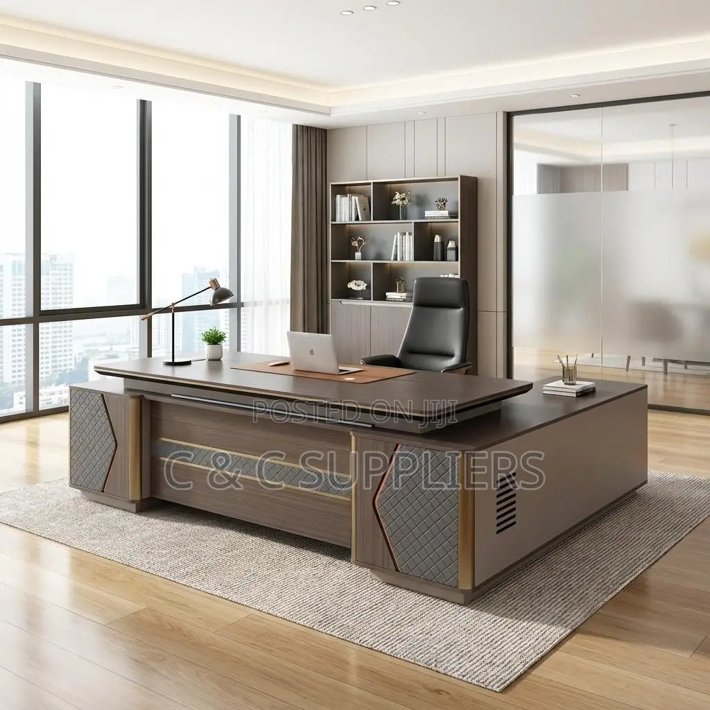 Executive Office L-Shaped Table-2.4m