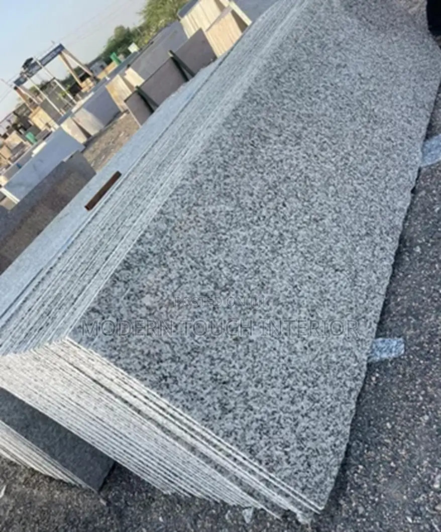 Original P White Granite Slab- 8 by 2 Feet