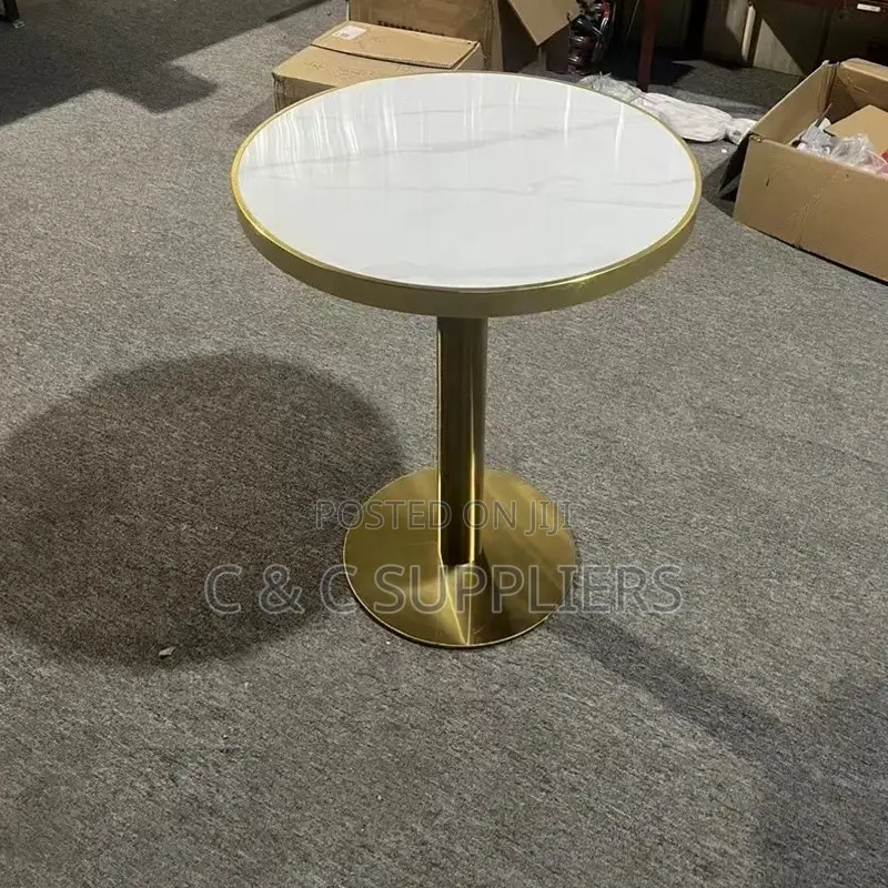 Modern Round Marble Dining Table.