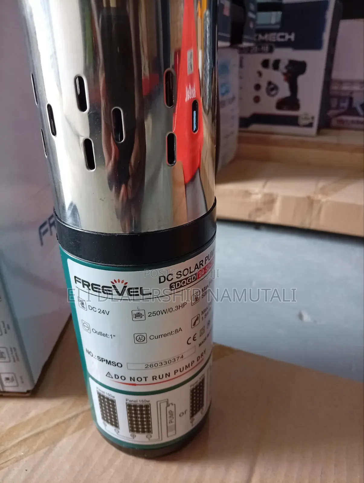 Freevel 24v Solar Deep Well Water Pump/Quiet,Durables Low Maintenance