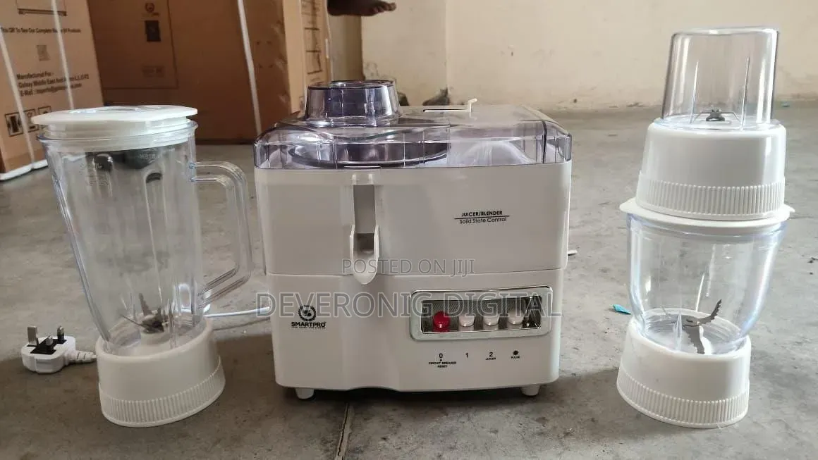 *4 in 1 Smart Pro Juicer
With Juicer, Blender, Chopper and Grinder