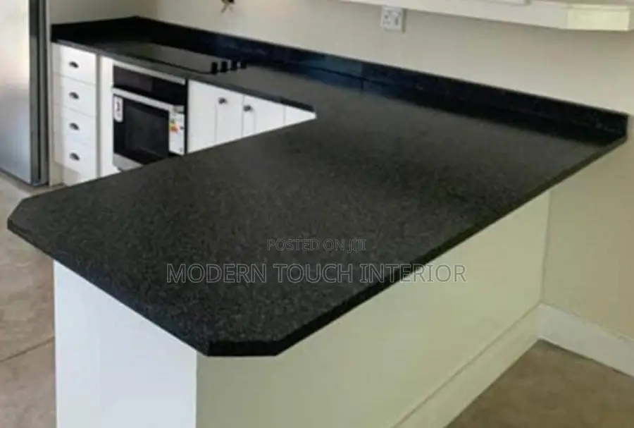 Kenya Black Granite Slab 8 by 2 Feet