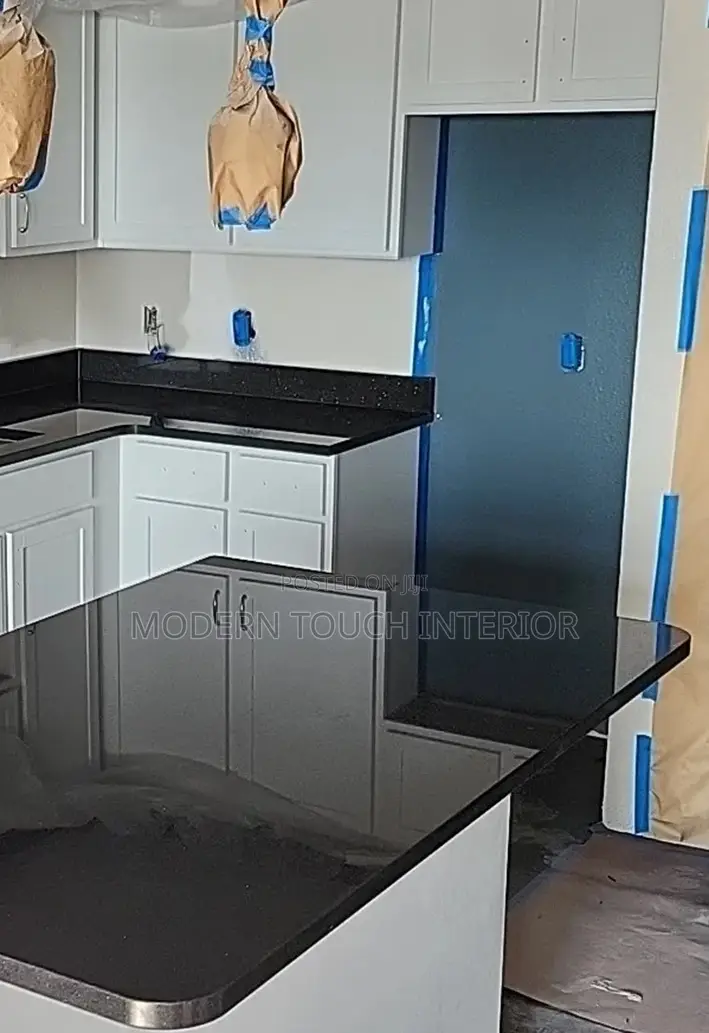 Kenya Black Granite for Coiuntertops, Walls Stairs