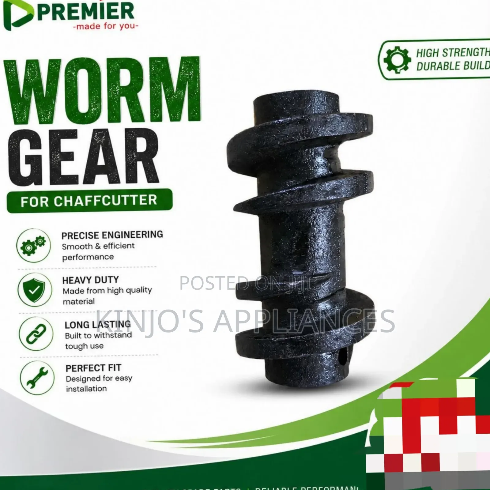 Worm Gear Chaff Cutter