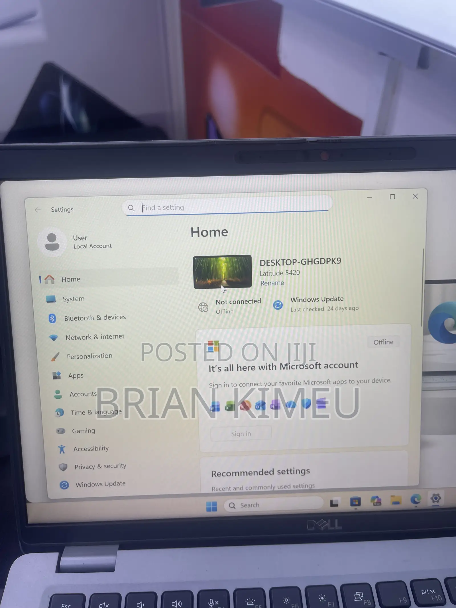 Laptop Dell Latitude 5420 8GB Intel Core i5 SSD 256GB