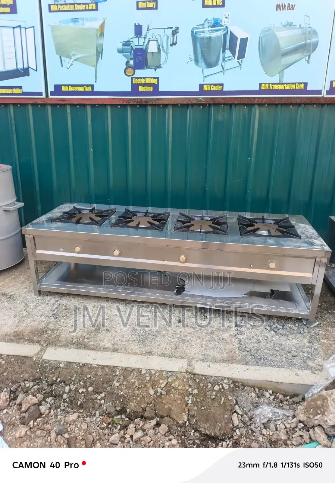 Stainless Steel Four Burner(High Pressure)