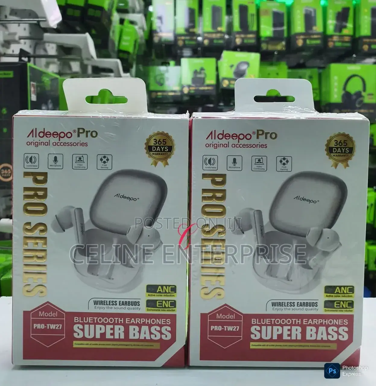 Aldeepo Pro-Tw27 Anc Super Bass TWS Bluetooth Earbuds