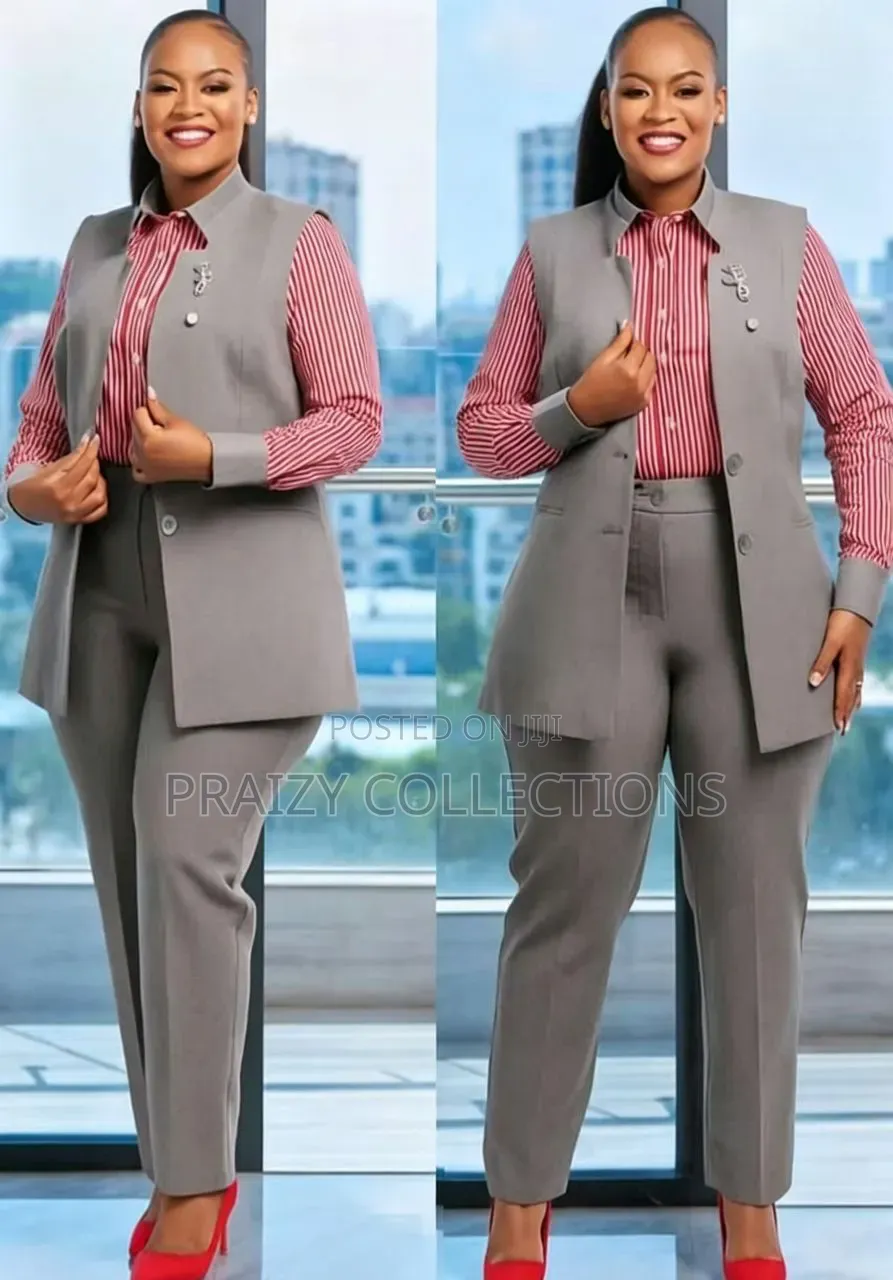 3-Piece Tailored to Fit Ladies' Trouser Suit