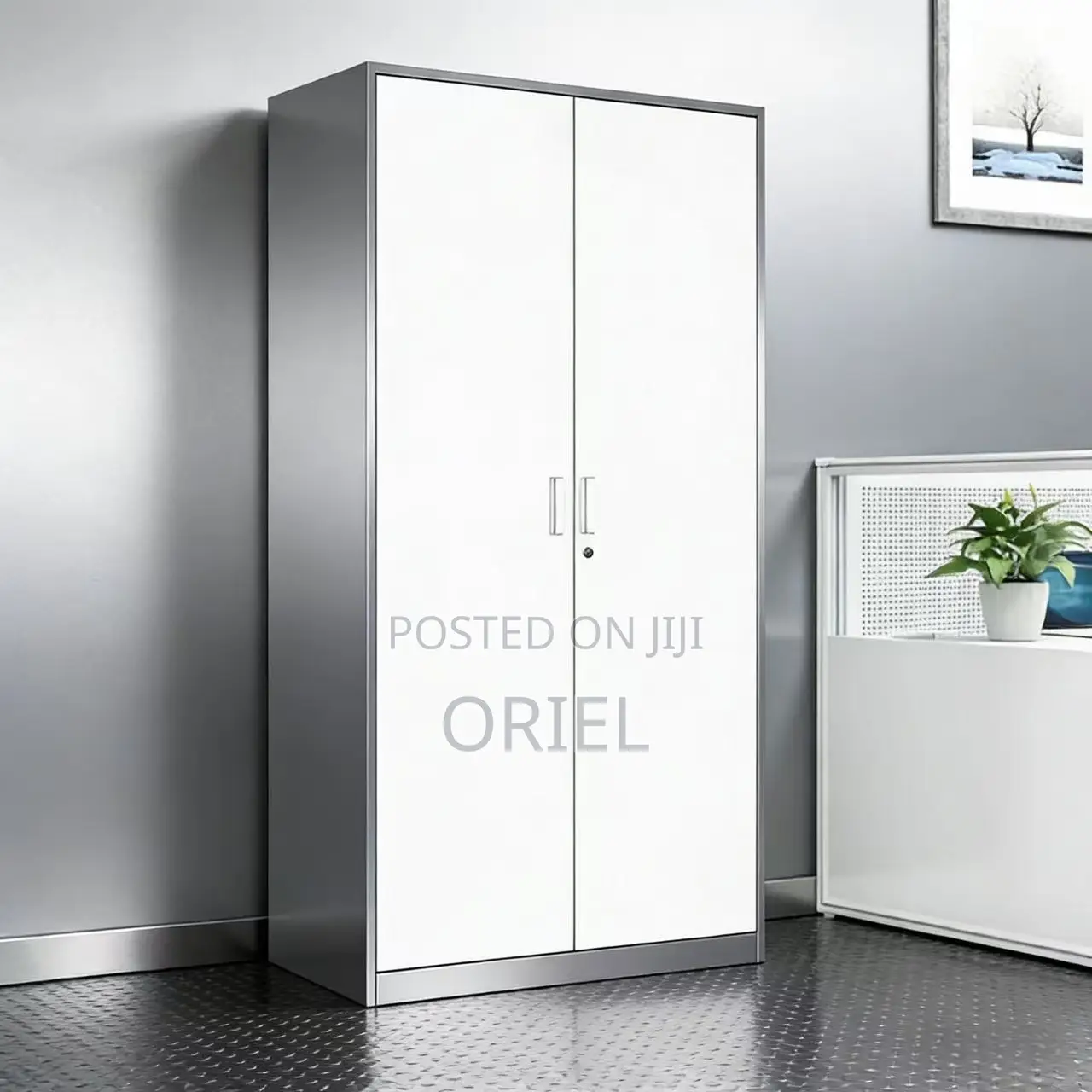 Office Cabinet : 2 Door Modern Steel Storage Cabinet
