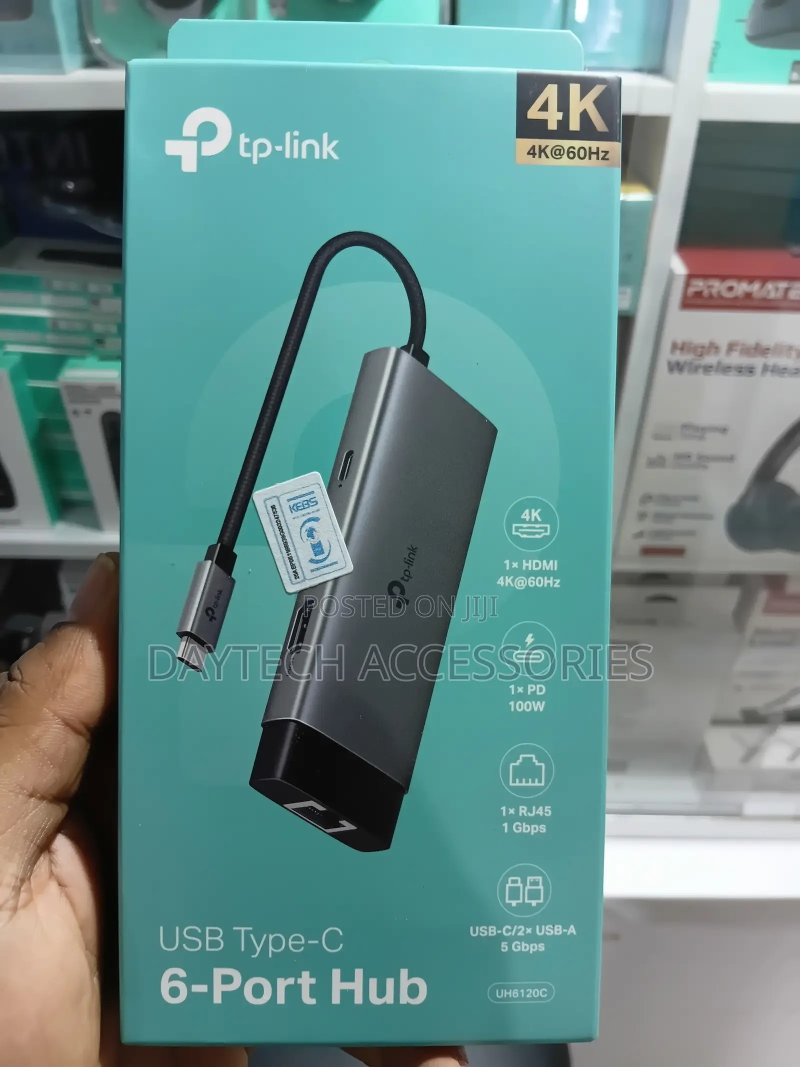 Tp Link Tl-Uh6120c 6-in-1 Usb-C Hub – Hdmi Output.