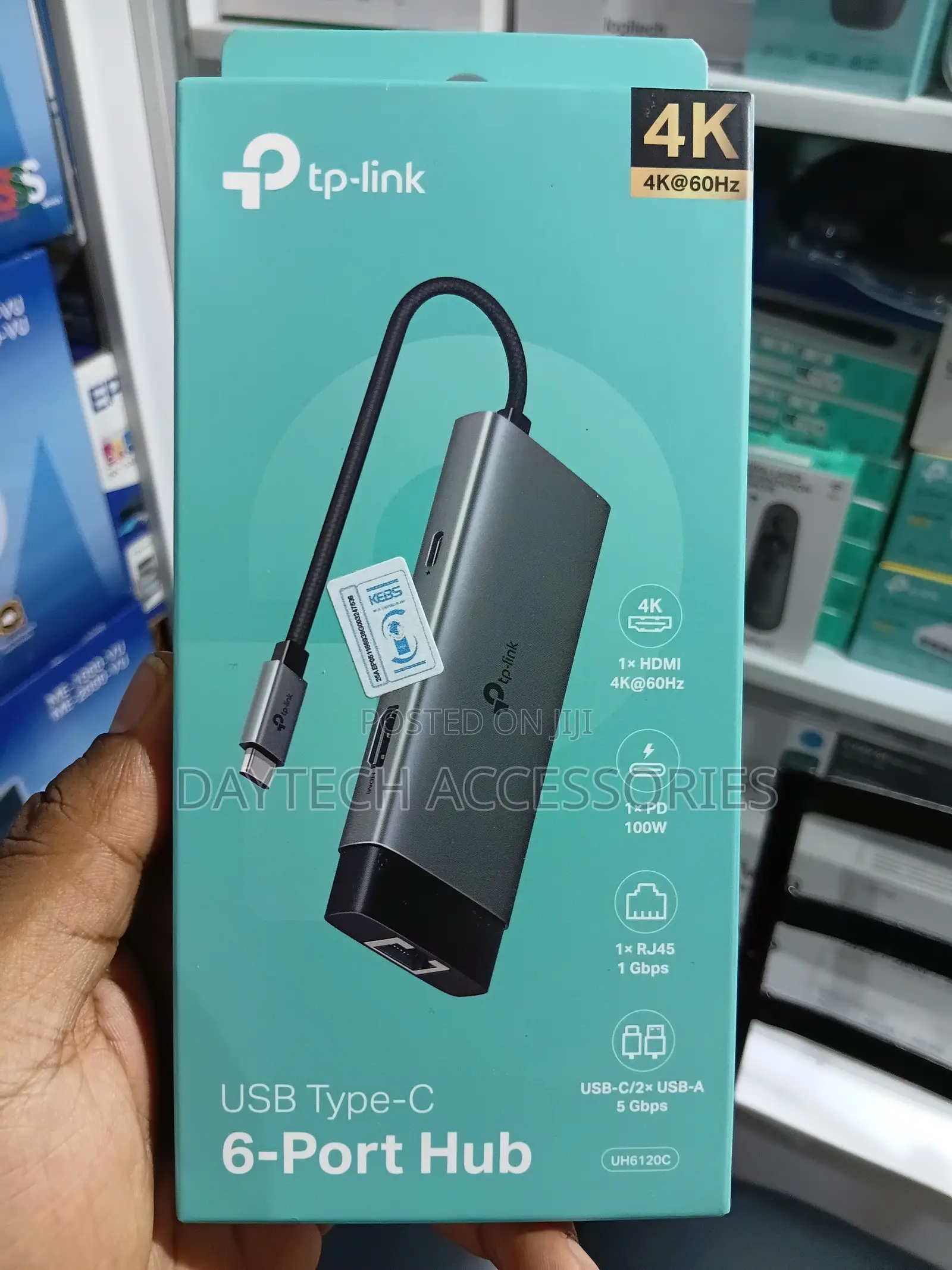 Tp Link Tl-Uh6120c 6-in-1 Usb-C Hub – Hdmi Output.