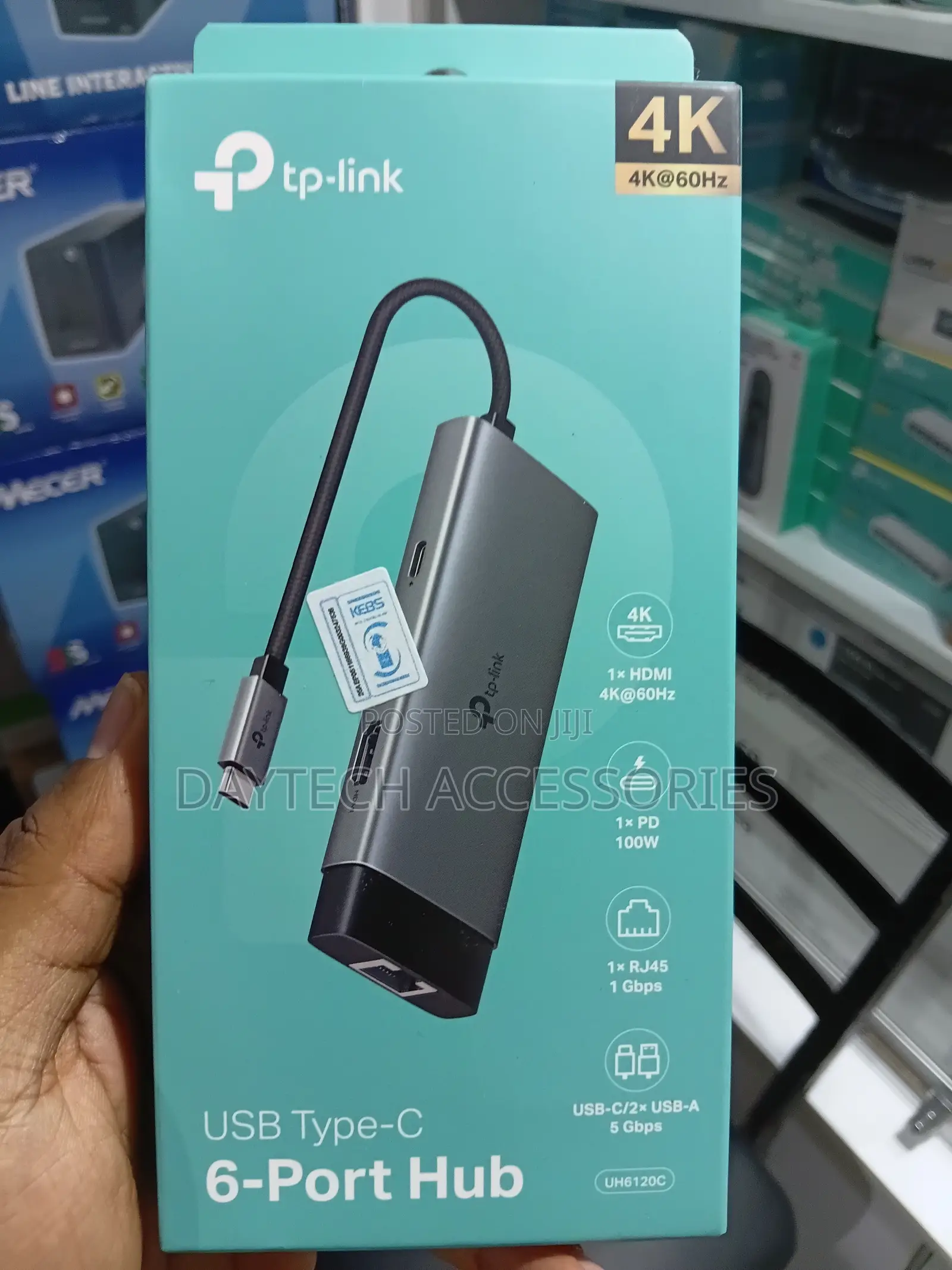 Tp-Link Uh6120c Usb Type-C 6 in 1 Hub (Tl-Uh6120c)