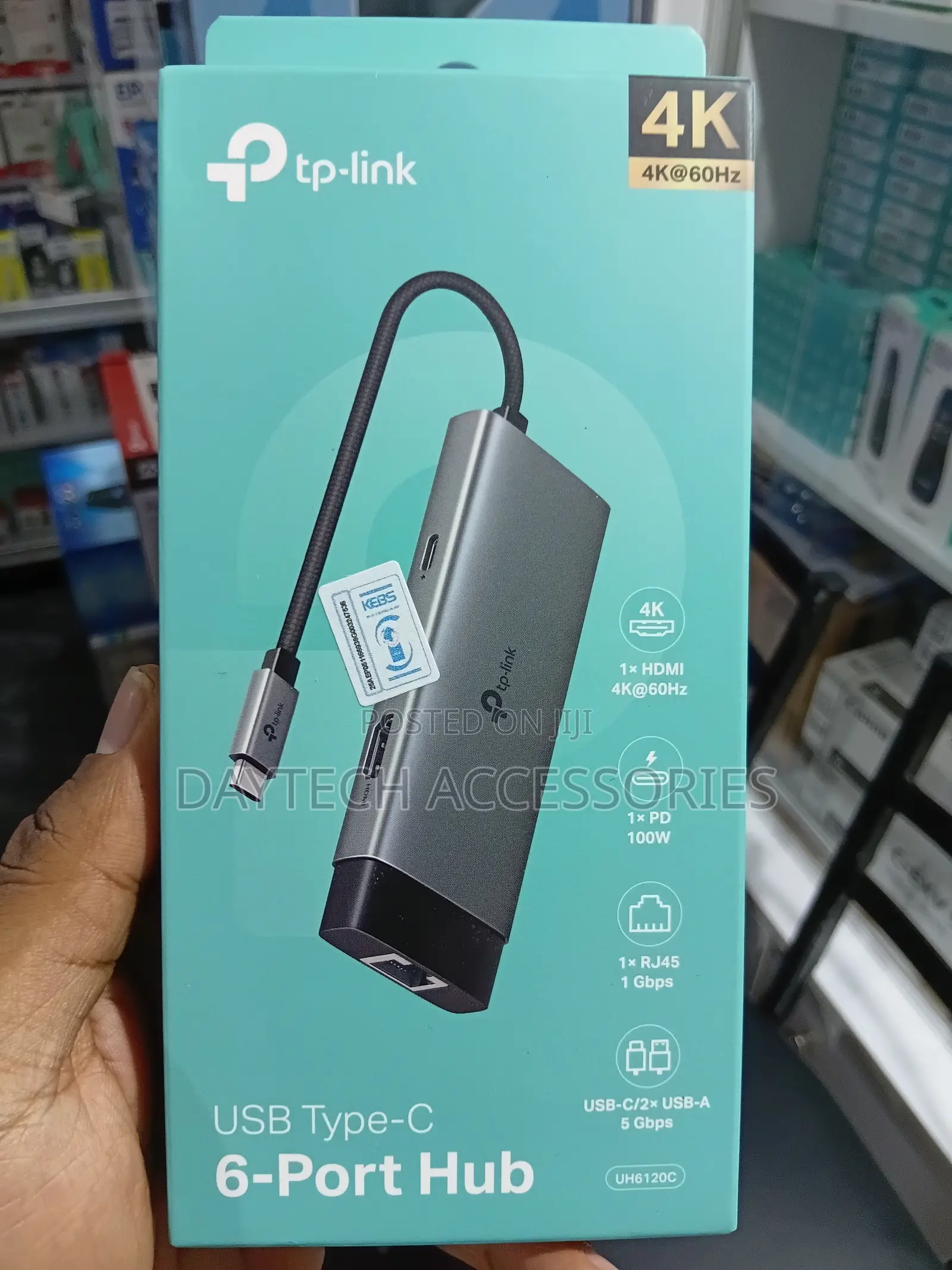 Tp-Link Uh6120c Usb Type-C 6 in 1 Hub (Tl-Uh6120c)