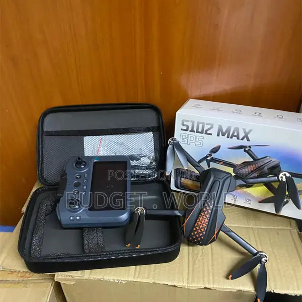 S102 Foldable Camera Drone With GPS Navigation FPV Transmission