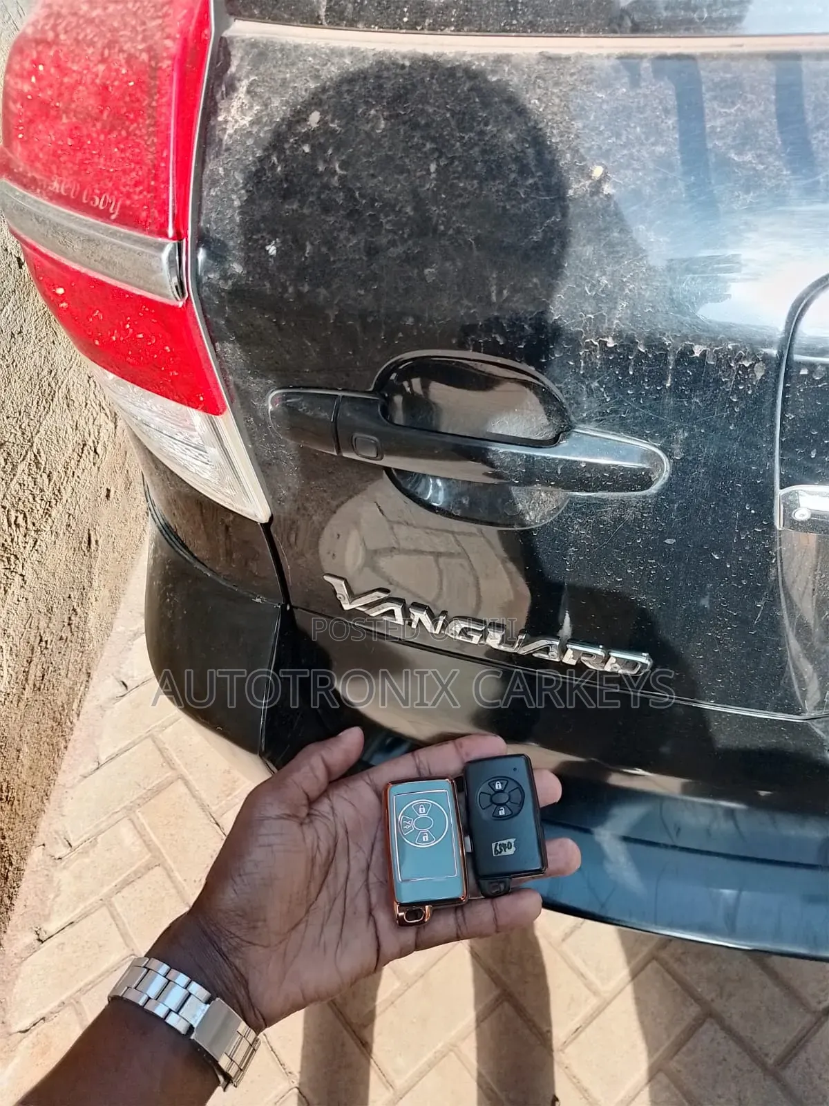 Toyota Vanguard Key Cutting