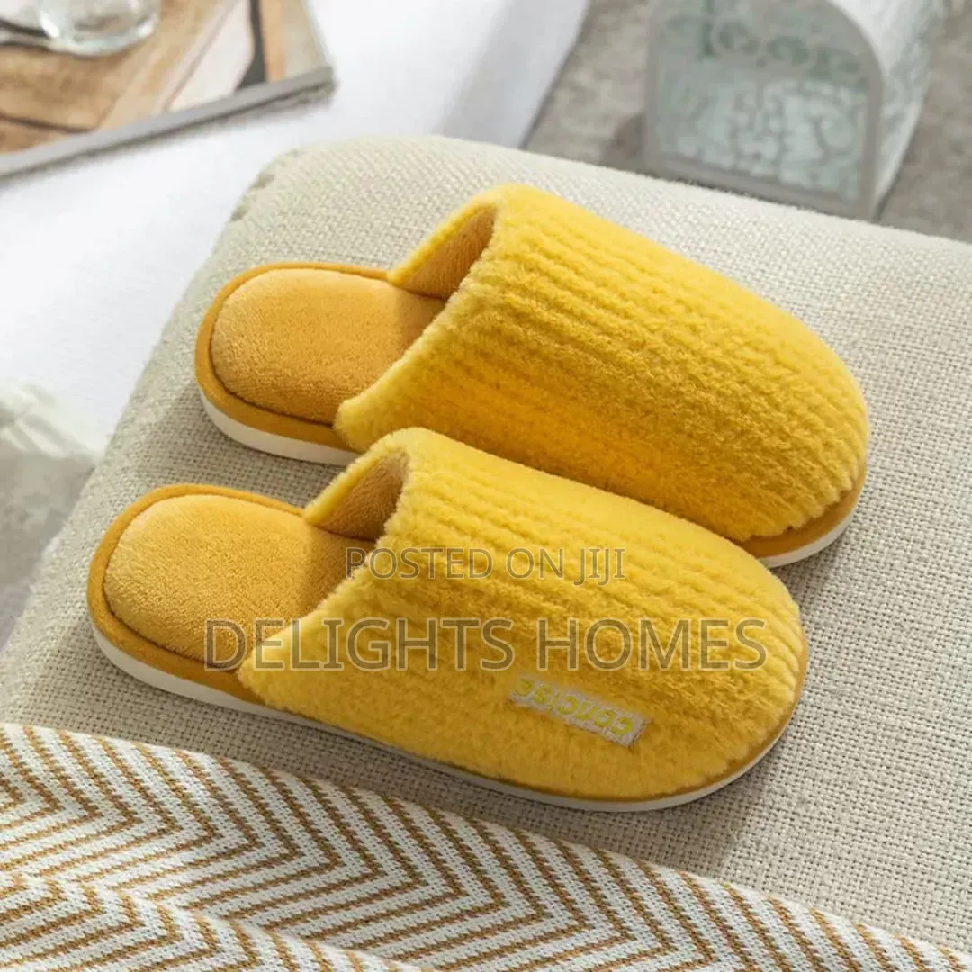 Fuzzy Indoor Slippers_re