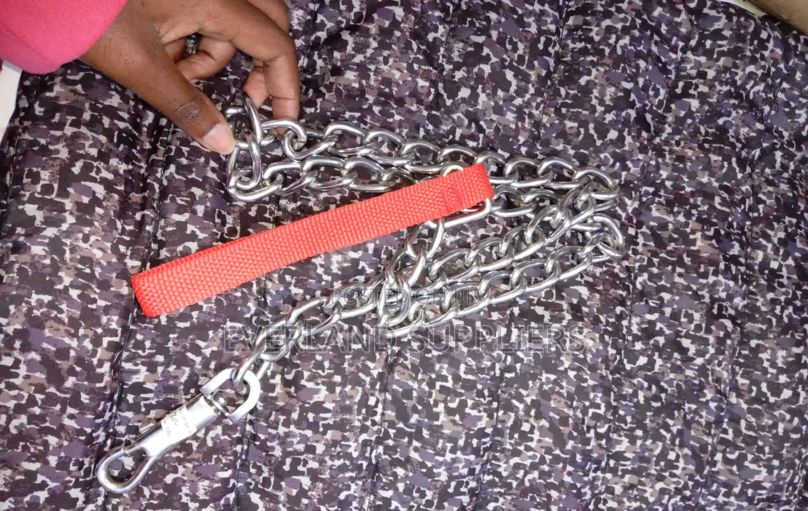 Dog Chain Leash With Comfortable Handle