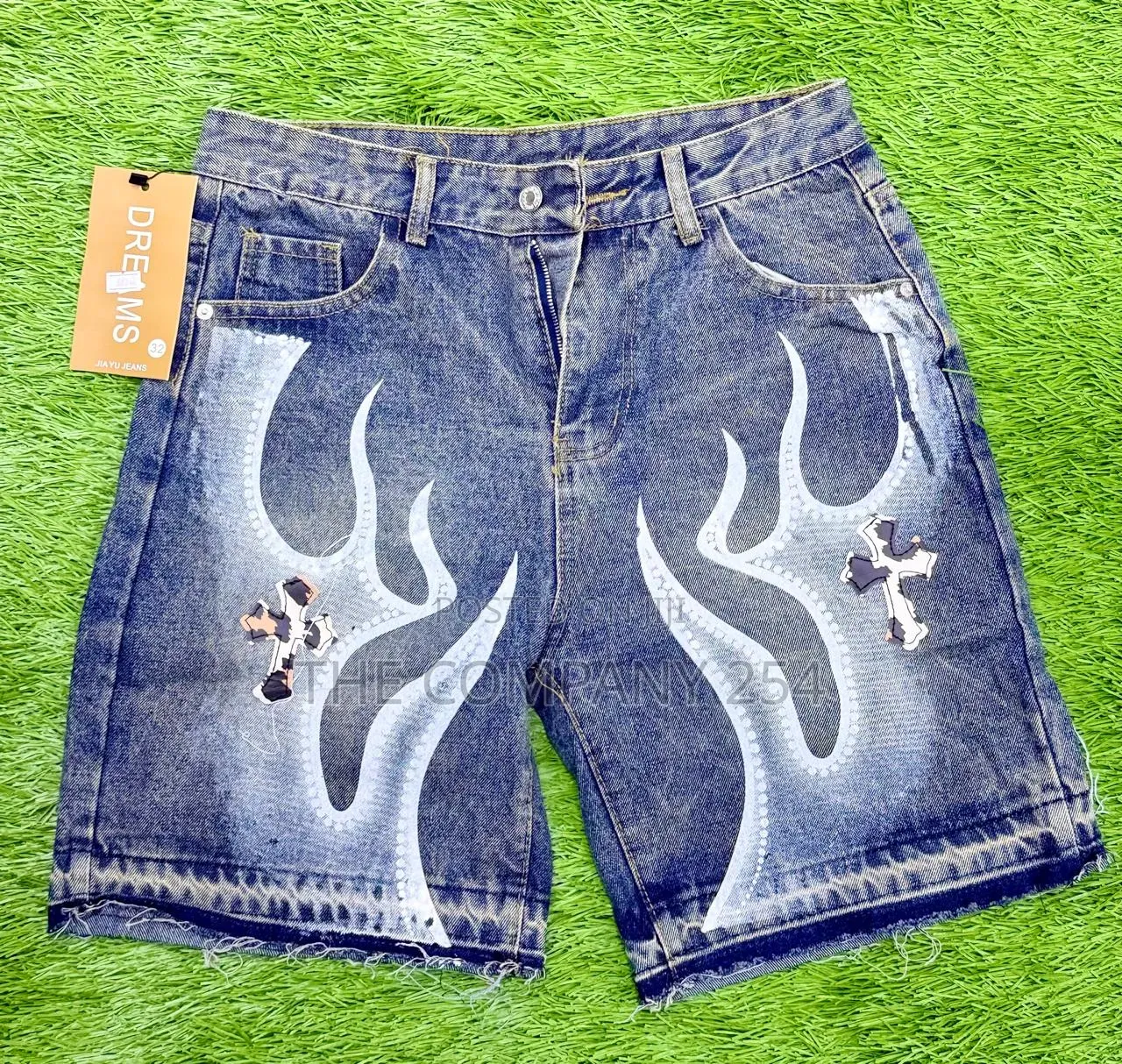 Quality Casual Denim Jeans Designer Chrome Heart Jort Shorts Other