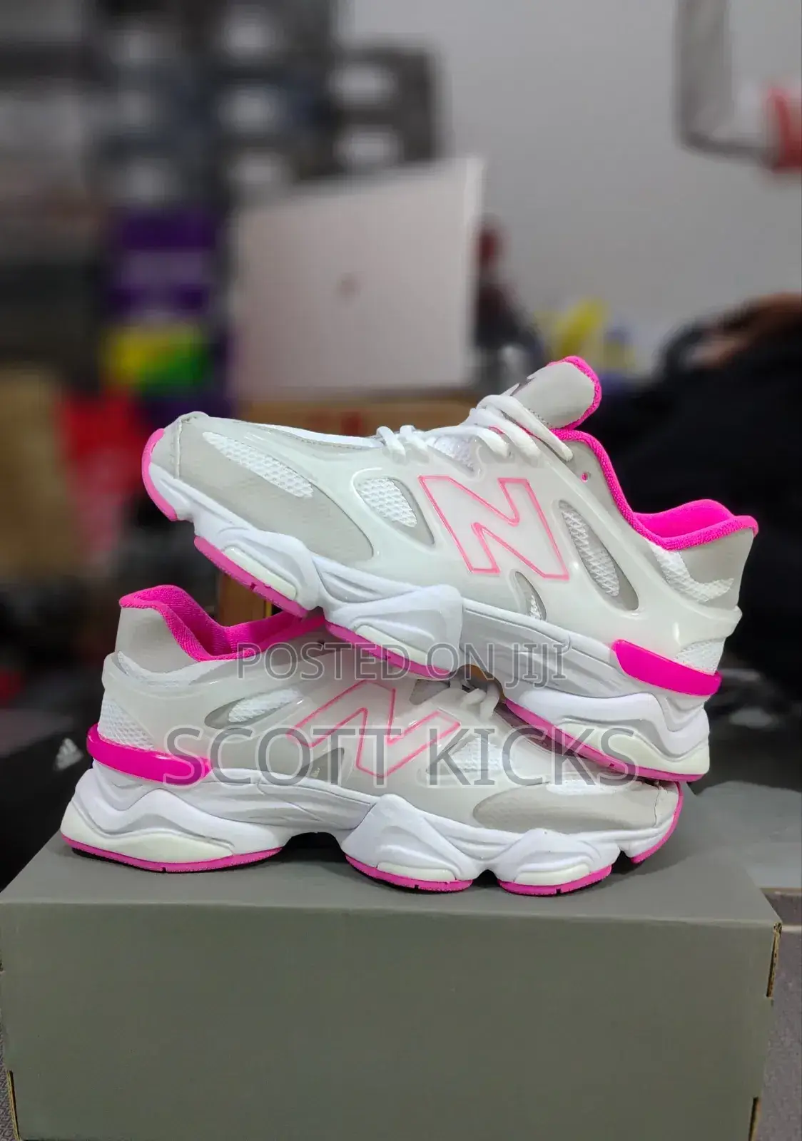 Newbalance 9060 White Vibrant Pink