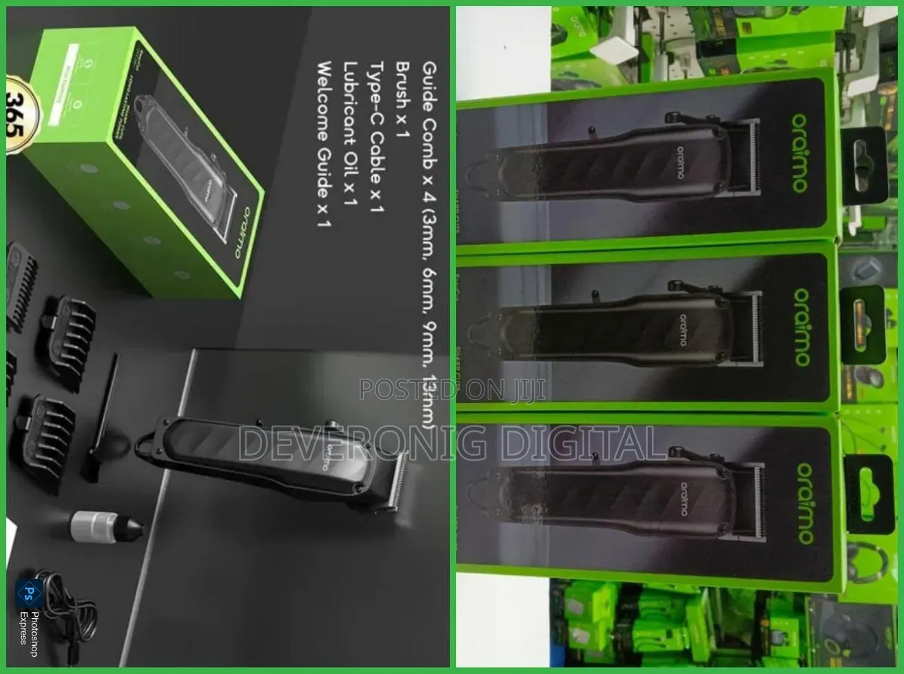 Oraimo Easy Cut Ocl-230 Super Powerful Professional Hair Clipper,