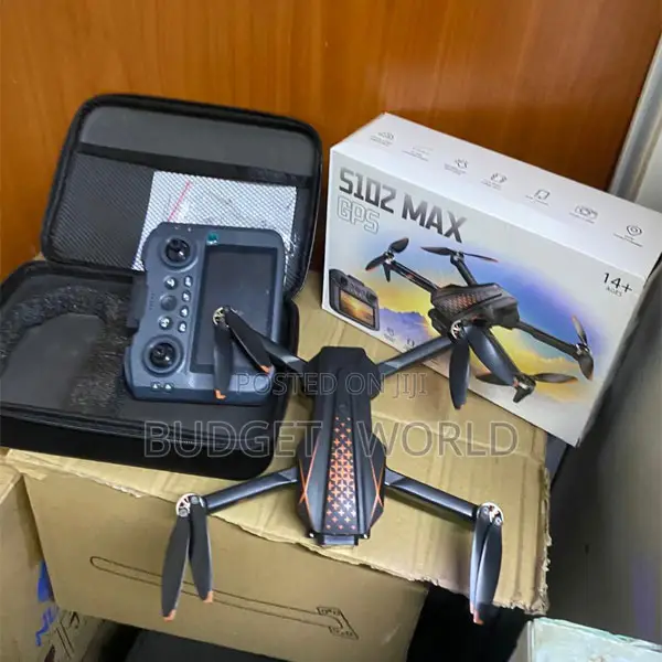 S102 Smart Foldable Drone With Gps, Hd Camera Auto Hover