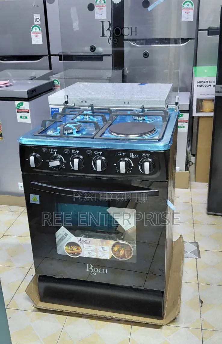 Roch 3gas +1electric 60*60 Standing Cooker With Electric Oven