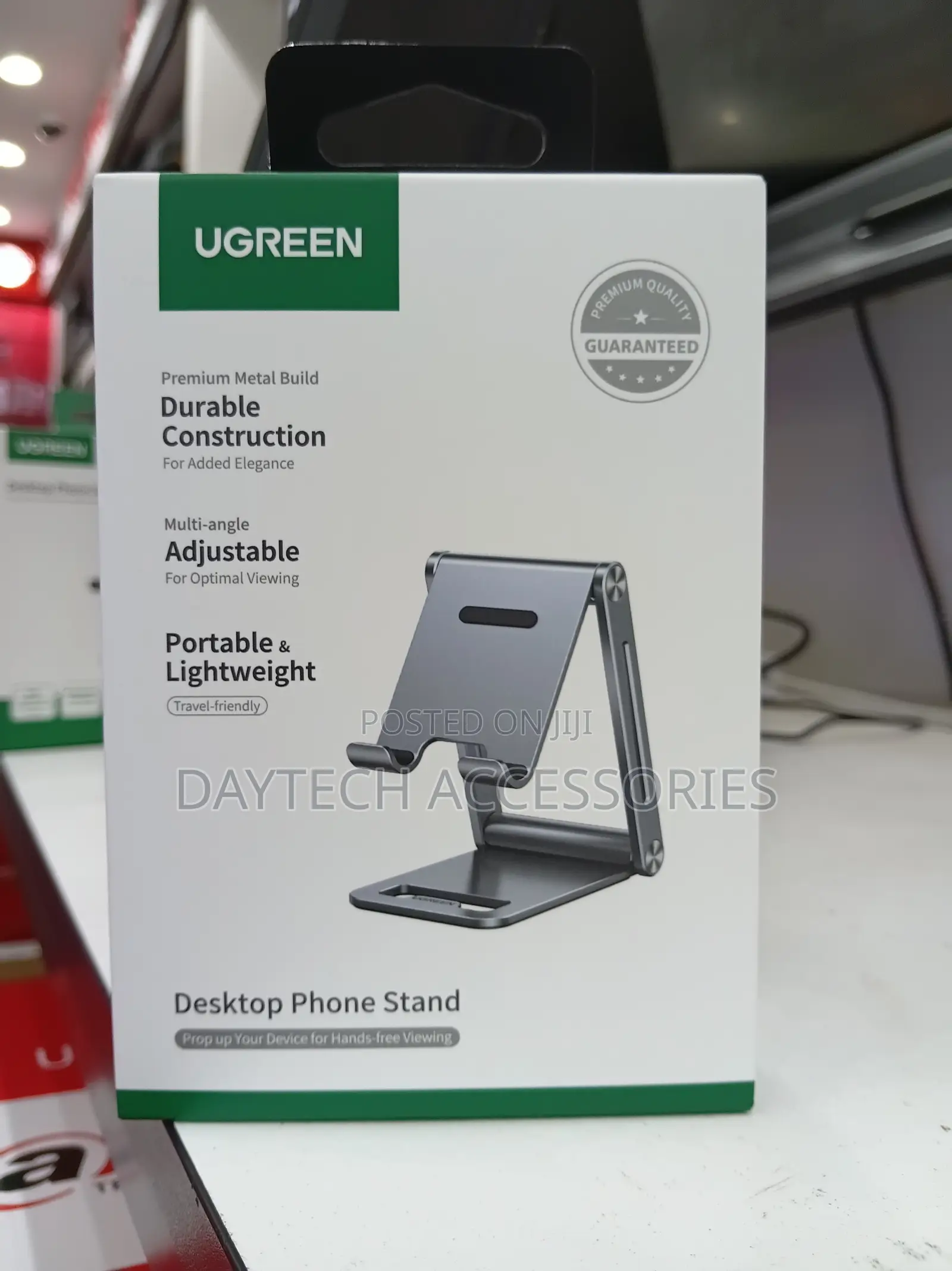 Ugreen Phone Stand Premium Metal Adjustable and Foldable Phone Holder
