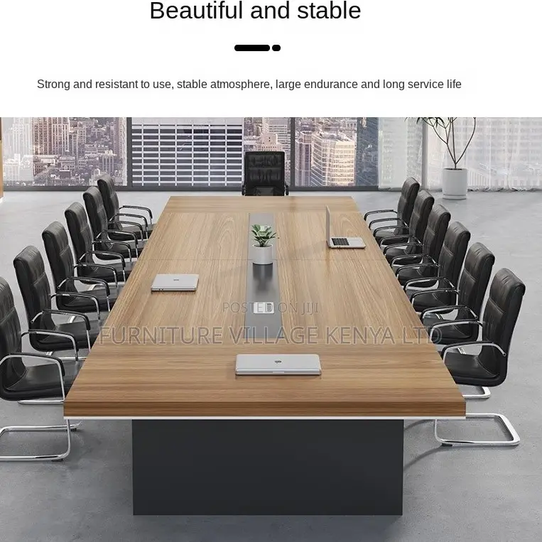 12-Seater Executive Wooden Office Table for Meetings