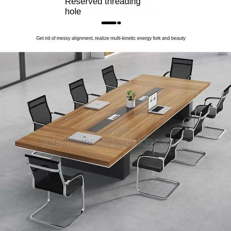 12-Seater Executive Wooden Office Table for Meetings
