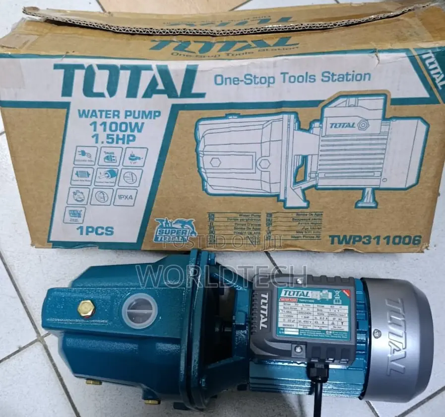 Total Water Pump 1100w (1.5hp)/Quality 1.5hp Booster Pump