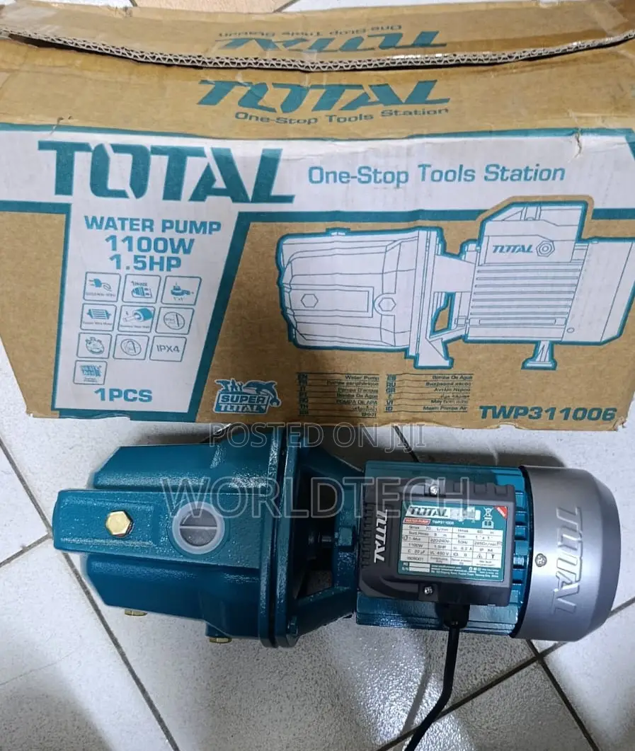 Total Water Pump 1100w (1.5hp)/Quality 1.5hp Booster Pump