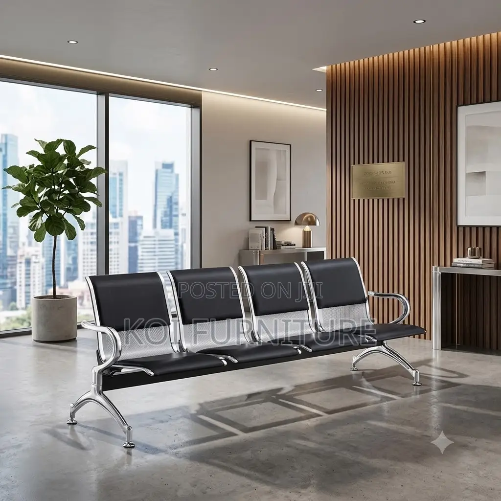 Office Benches; Three Seaters Reception Visitors Benches