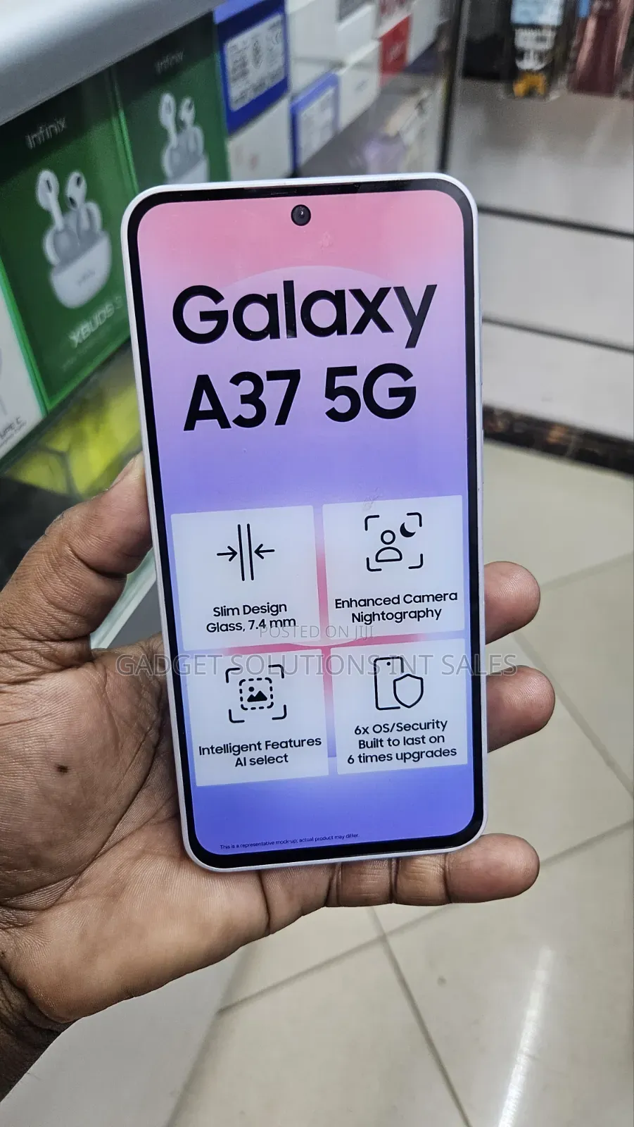 New Samsung Galaxy A37 256 GB White