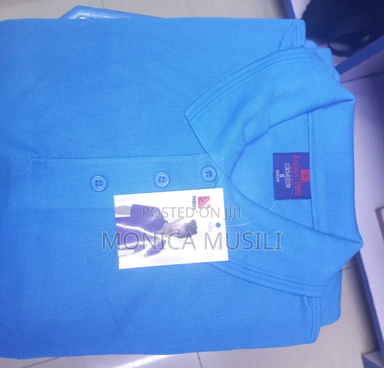 Blue Poloshirts