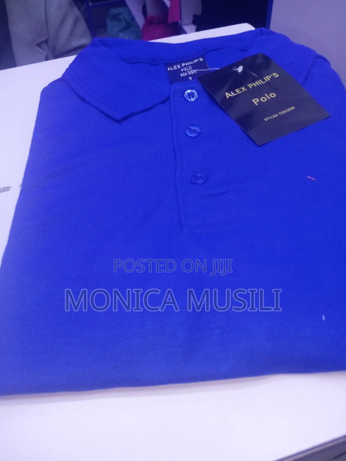 Blue Poloshirts