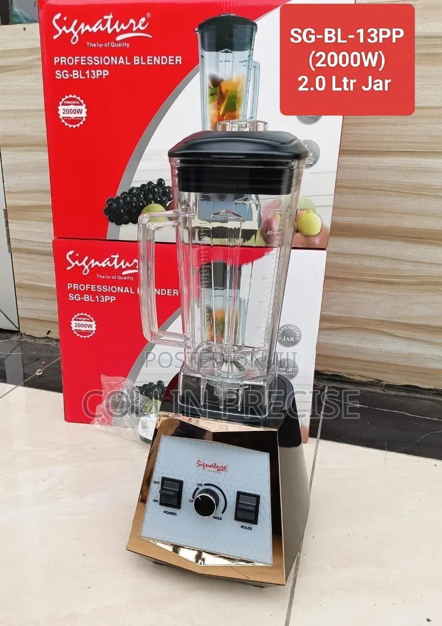 Commercial Blender With 2.0 LTR One Jar