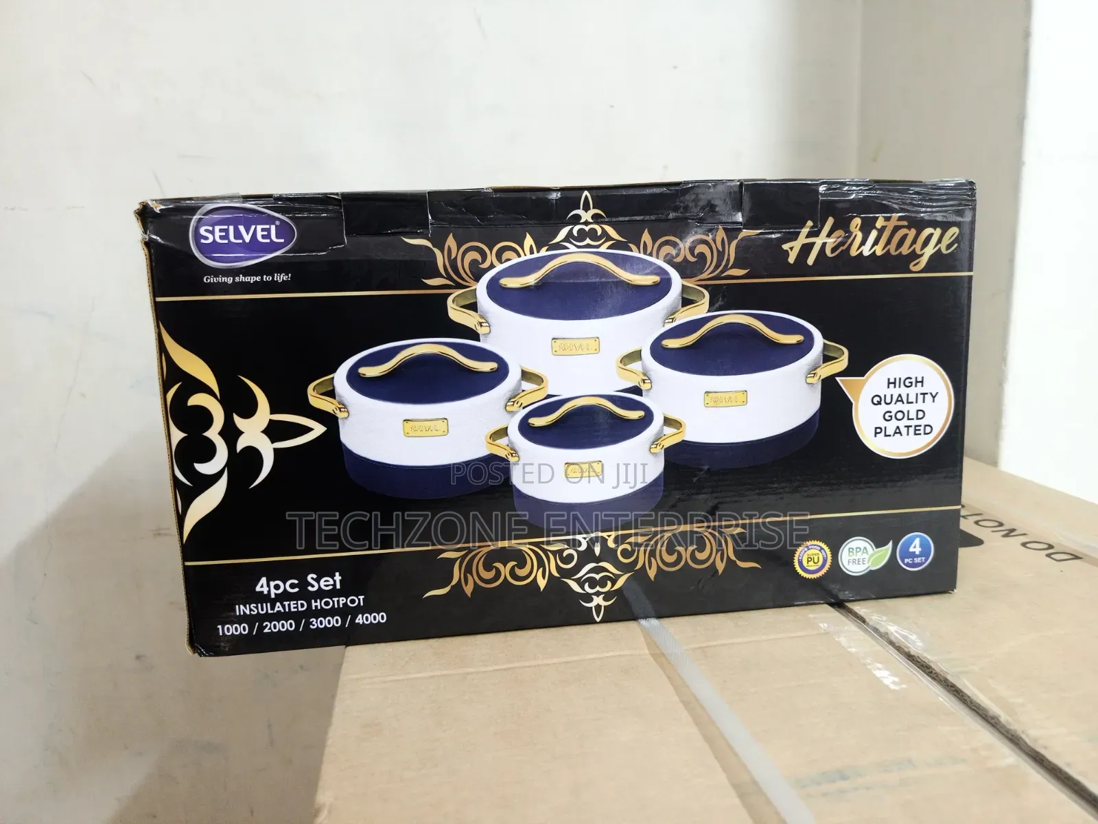 Selvel Heritage Insulated Hot Pot Set of 4 Upto 6 Hours 