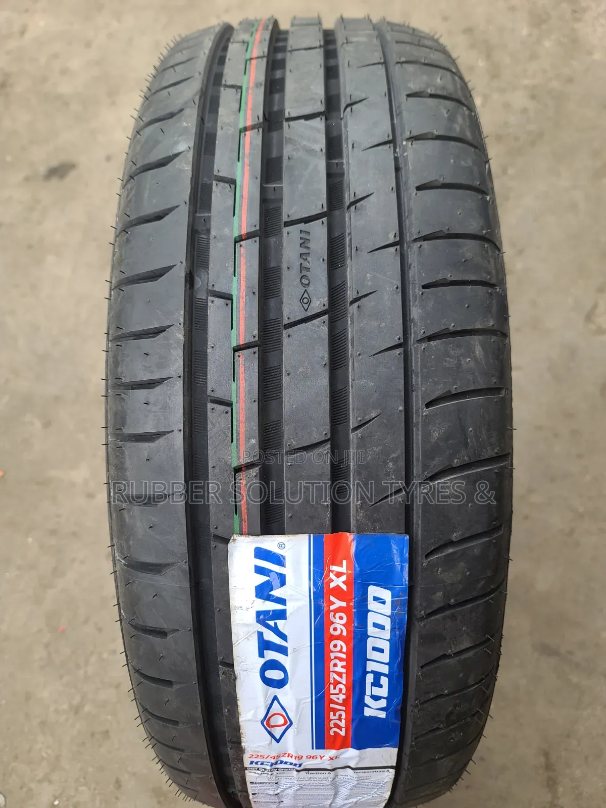 225 /45 R19 Otani Tyres 96y X/L Kc1000 Made in Thailand