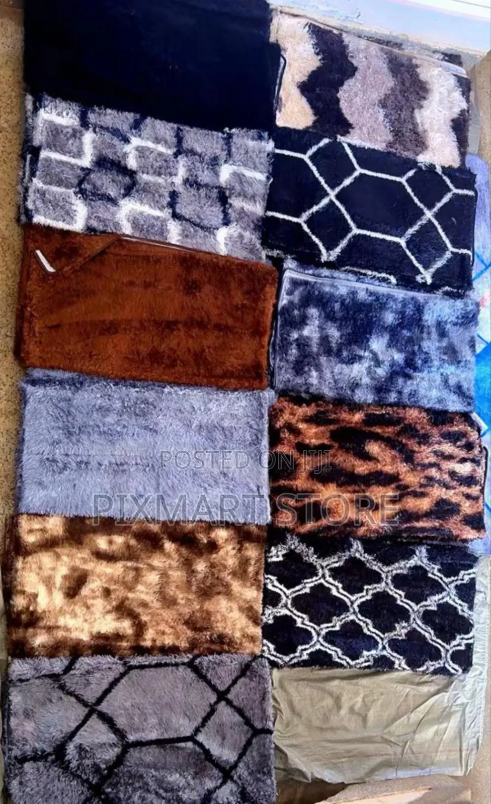 Soft 5×8 Ft Fluffy Area Rug Carpet for Living Room Bedroom