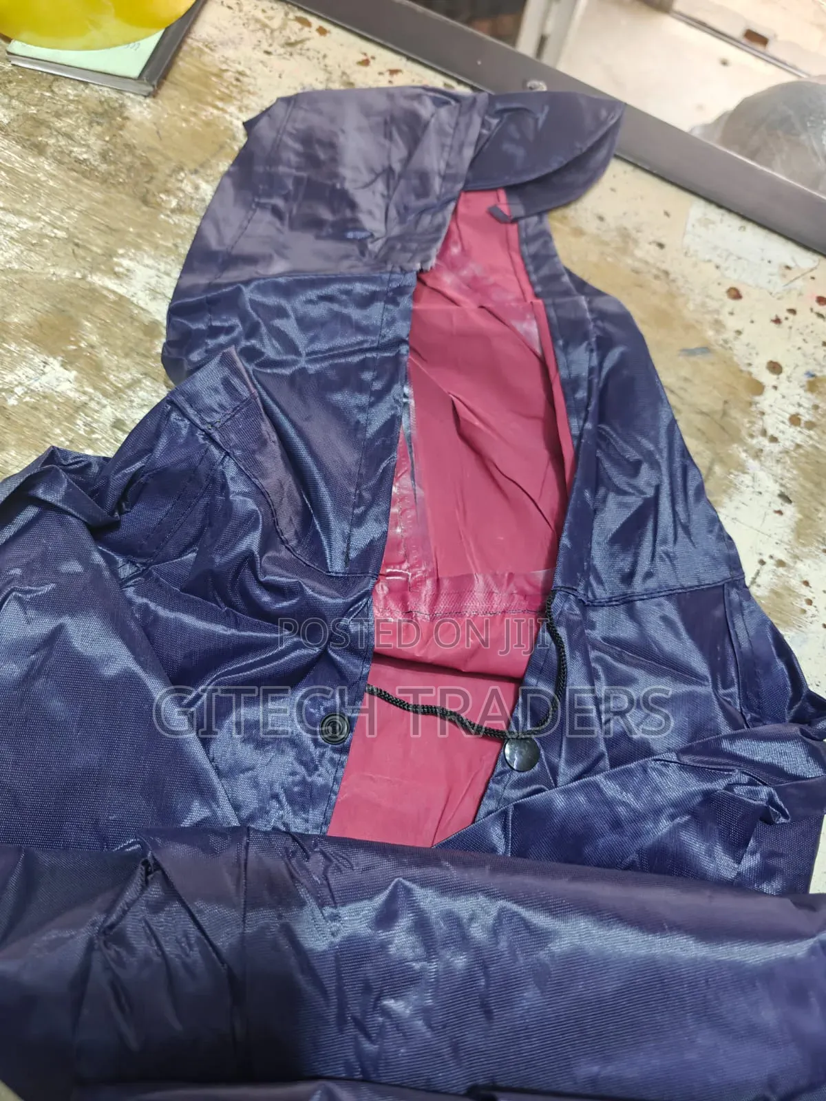 Rain Coat With Lining and Reflective Strip
Now