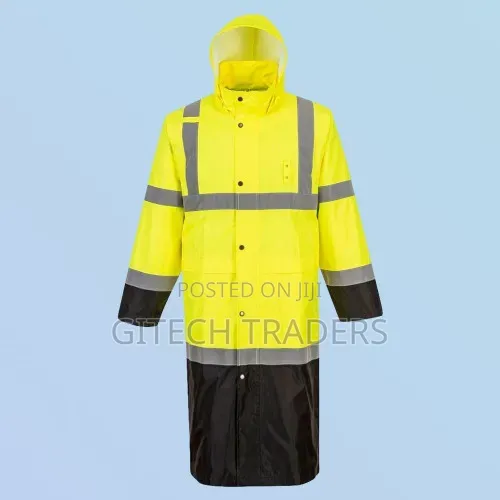 Rain Coat With Lining and Reflective Strip
Now