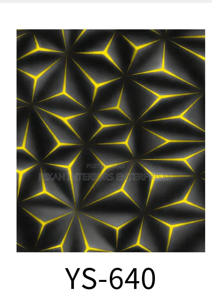 Black and Gold 3d Wallpapers for Studios ,Clubs,