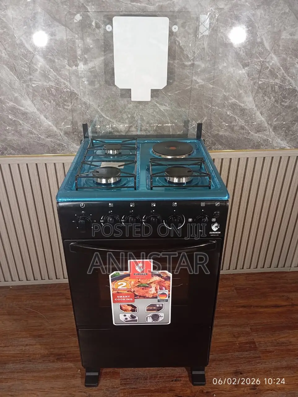 50× Euroken 3+1 Standing Cooker With Electric Oven Cooker