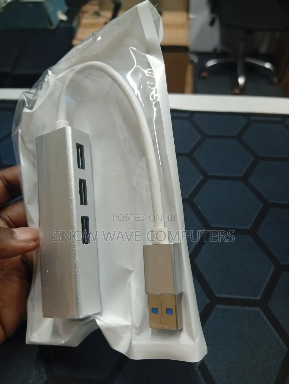 Usb 3.0 3 Port Hub With Gigabit Ethernet Adapter